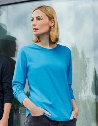 Damen Work BIO Stretch Longsleeve Solid